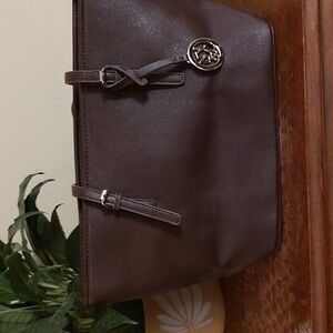 Vintage NY & Co Plum Colored Shoulder Tote